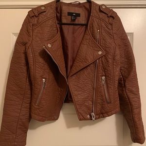 Tan Motorcycle Jacket